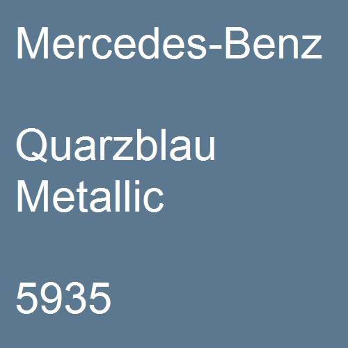 Mercedes-Benz, Quarzblau Metallic, 5935.